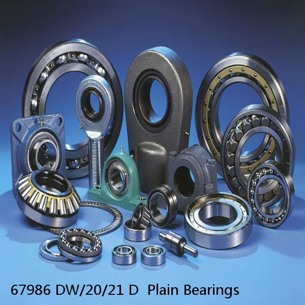 67986 DW/20/21 D  Plain Bearings